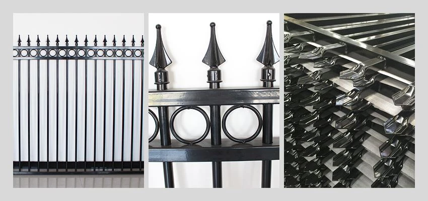 Wrought Iron Fence details