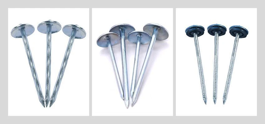 Electro Galvanized Roofing Nails types