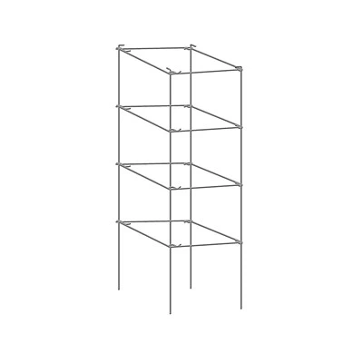 Kvadrat katlamali pomidor qafaslari